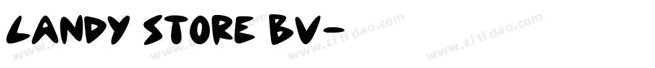 Candy Store BV字体转换